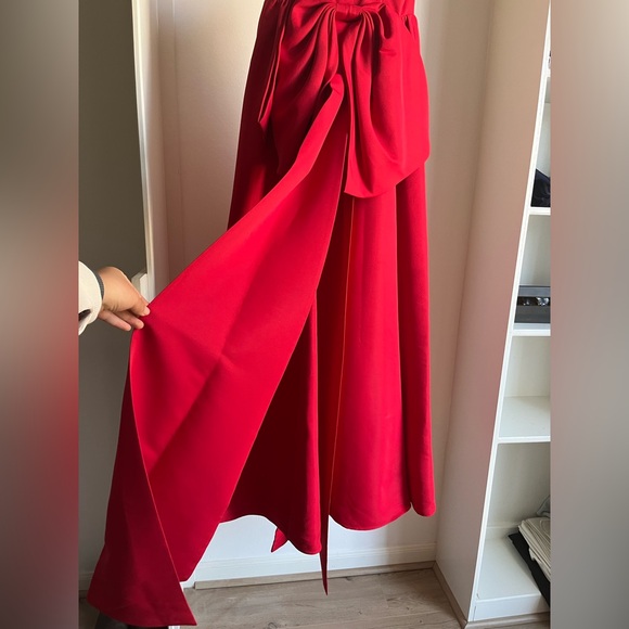 Sachin + Babi Red Evening Gown - Picture 13 of 16